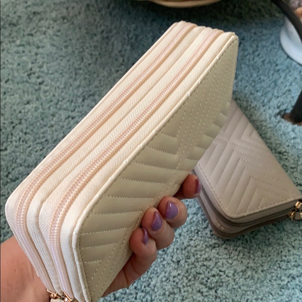 SOLD Two Faux Leather Wallets